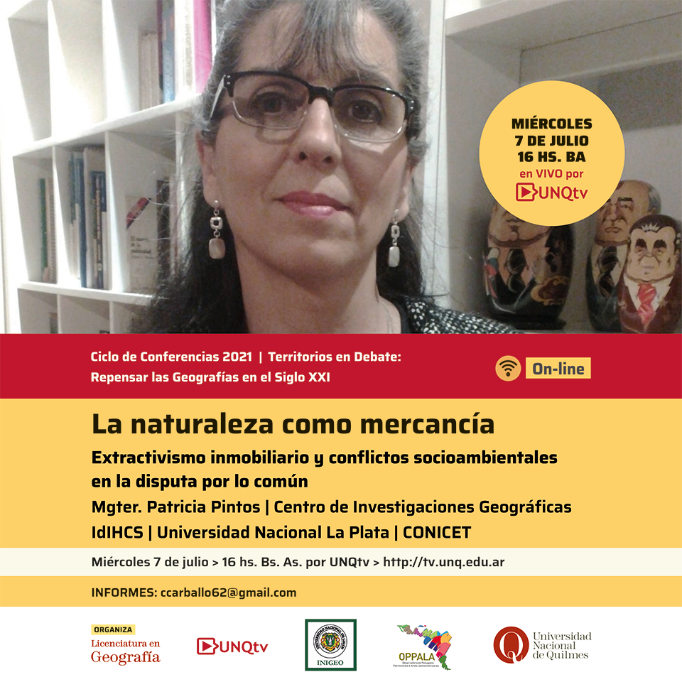 Ciclo de Conferencias: Territorios en debate: repensar las Geografías en el siglo XXI.