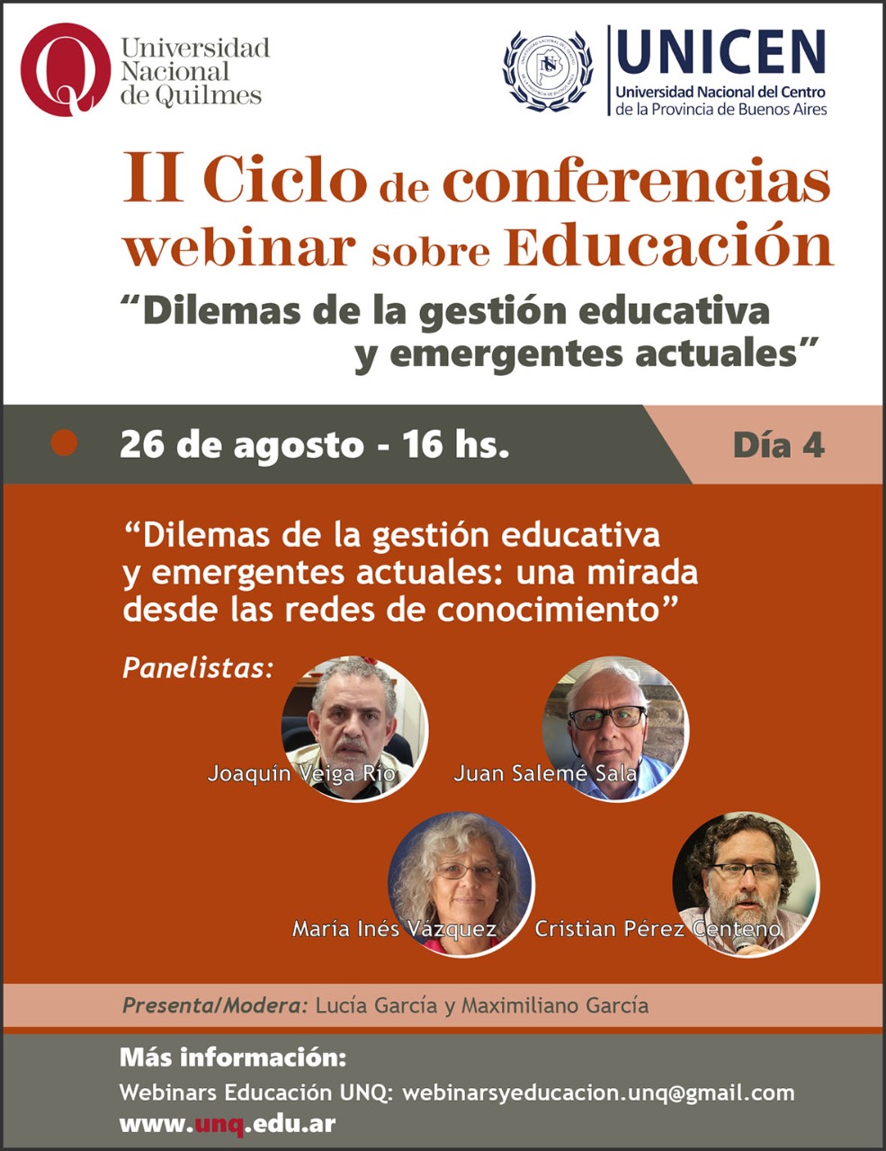 II Ciclo de conferencias Webinar sobre Educación