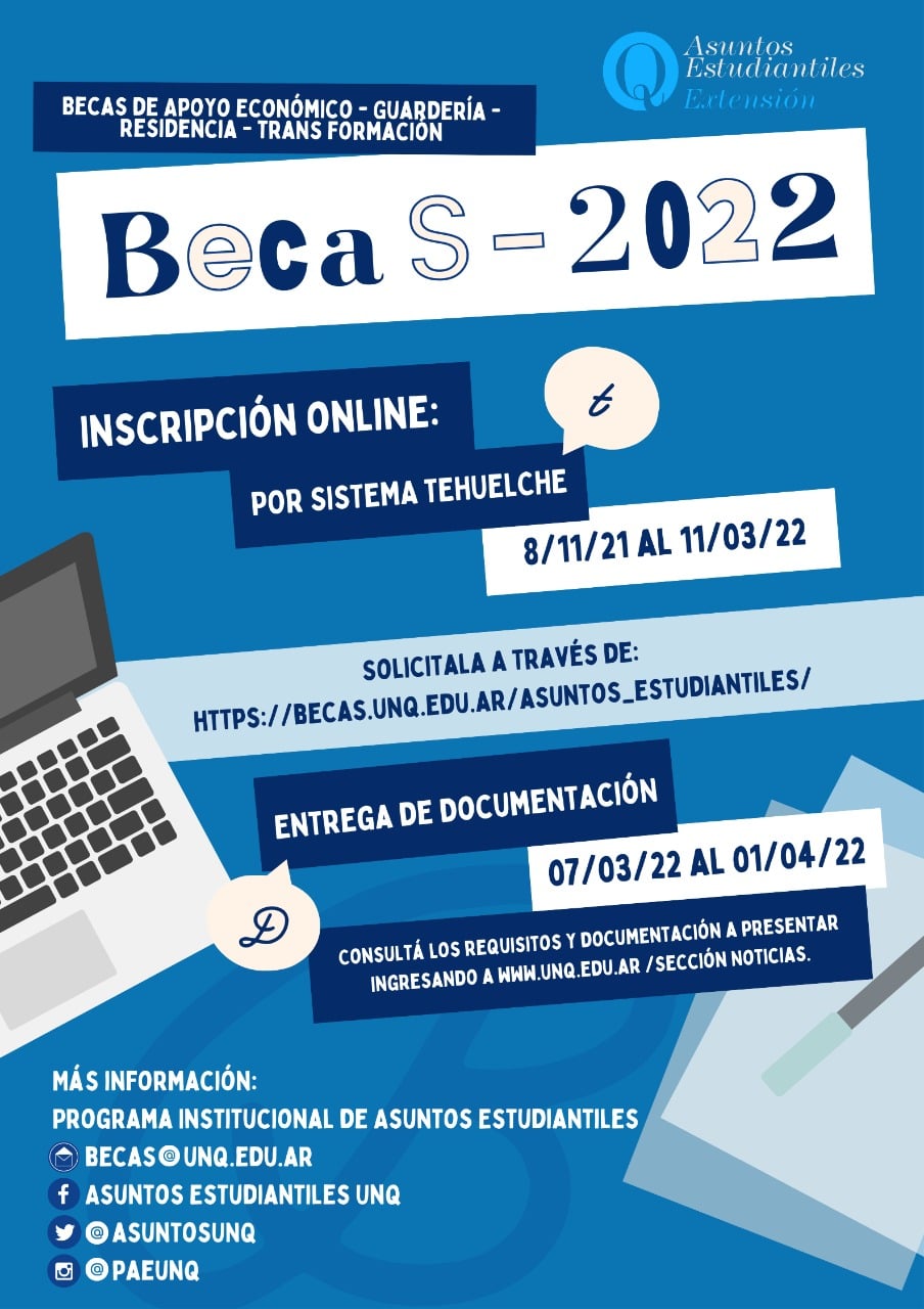 Becas 2022 UNQ