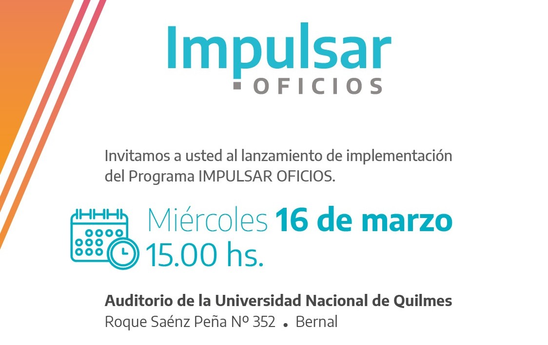 Convenio Programa impulsar oficios