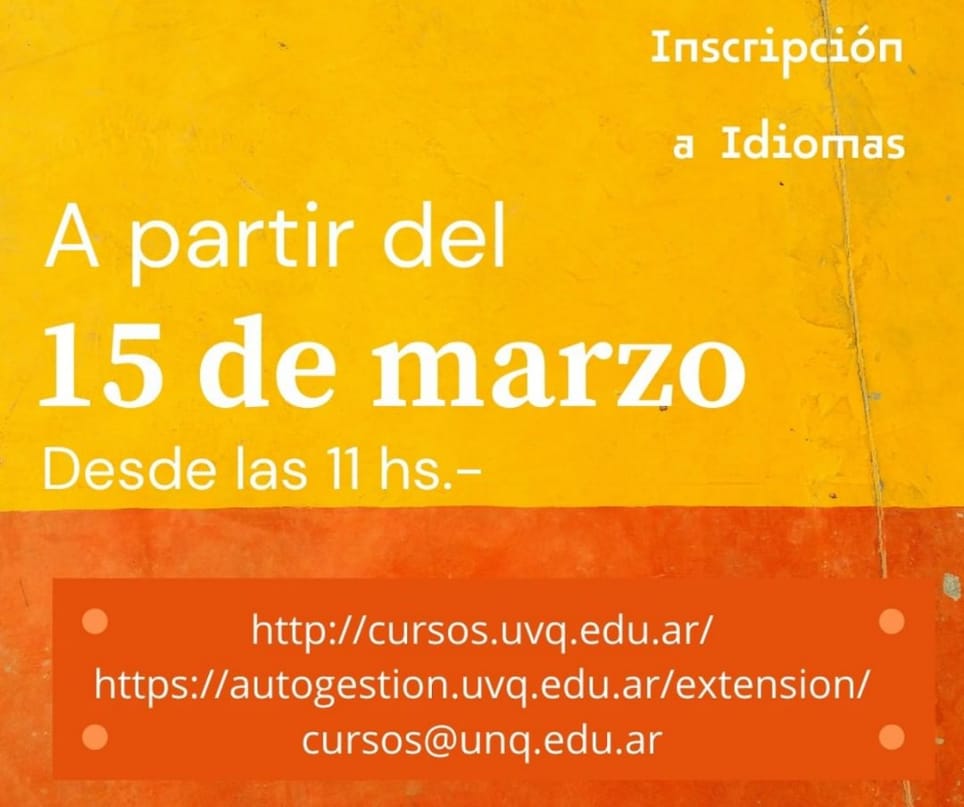 Cursos de idiomas 2022