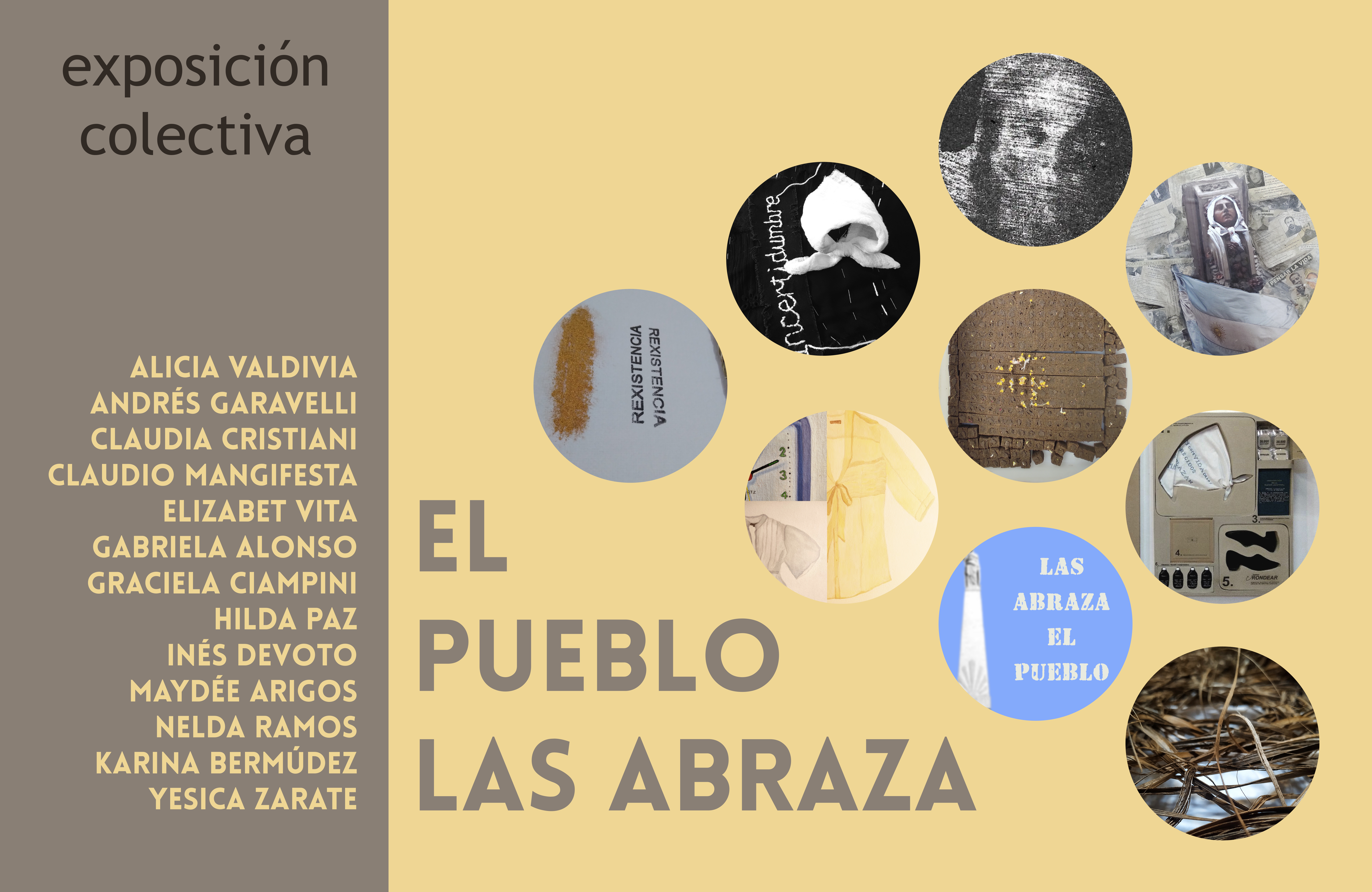 Exposición colectiva "El pueblo las abraza"