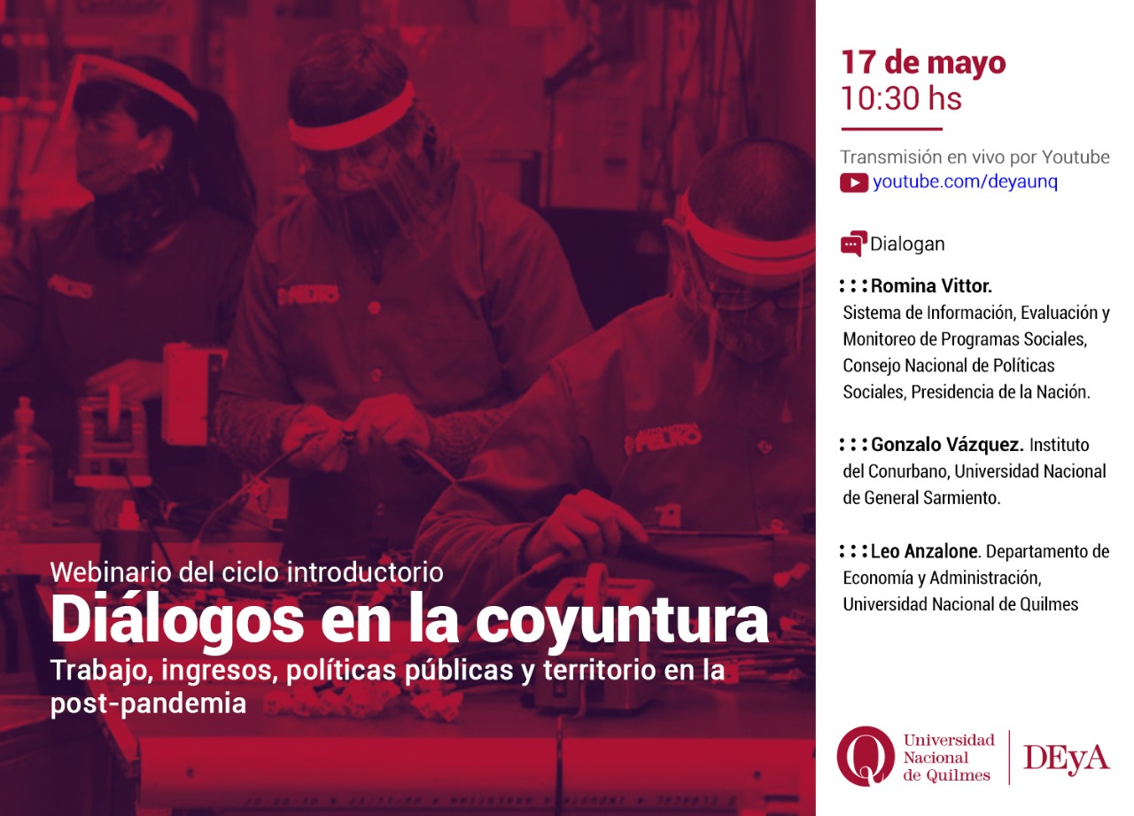 Webinar del Ciclo Introductorio del Departamento de Economía y Administración