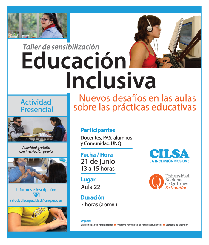 Jornada: Educación Inclusiva. Nuevos desafíos en las aulas sobre prácticas educativas