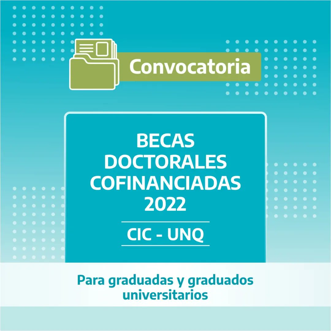 Becas CIC UNQ