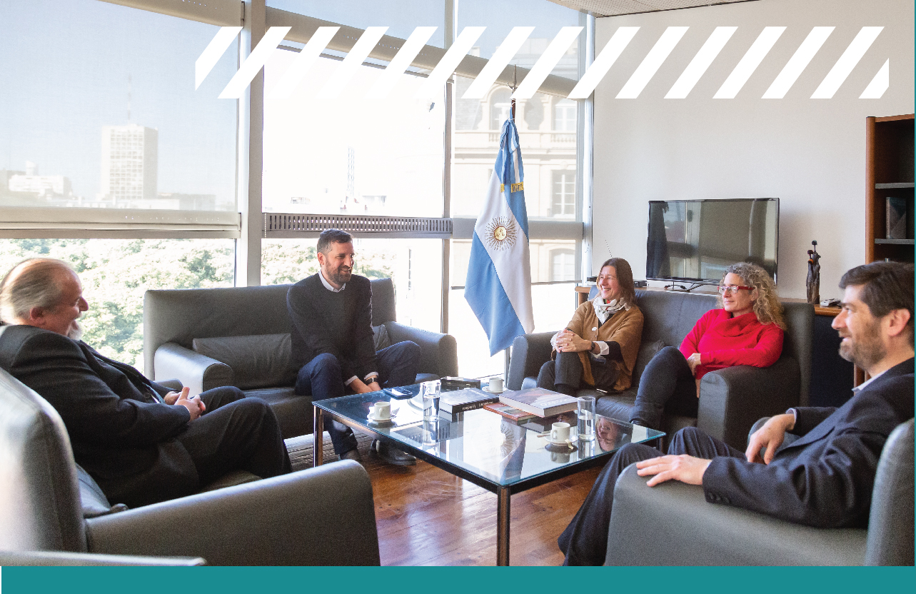 Autoridades de la UNQ se reunieron con Sabina Frederic.