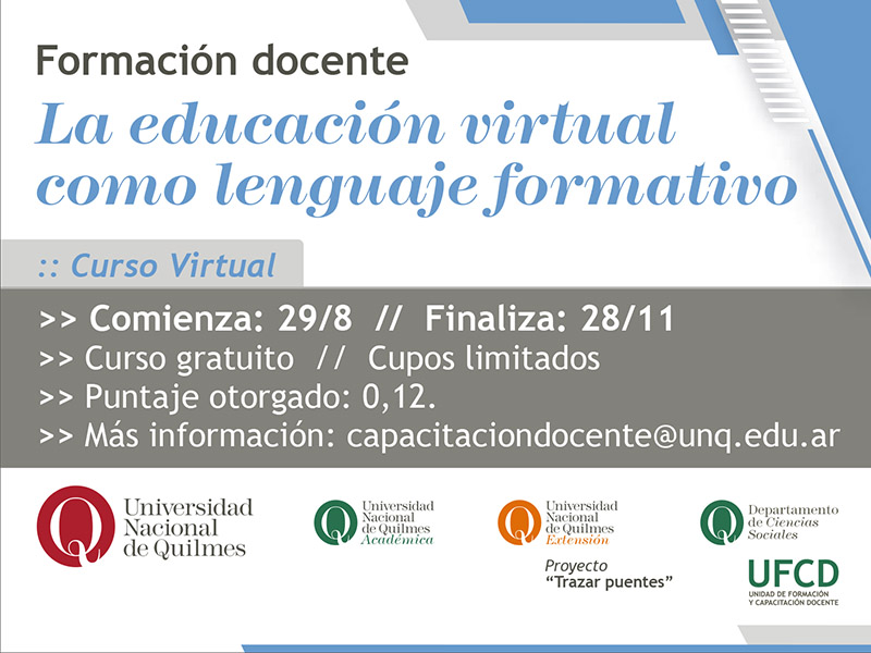 La educación virtual como lenguaje formativo