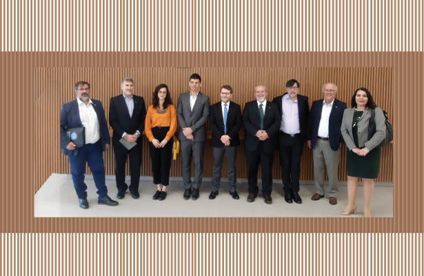 El Rector UNQ junto a sus pares del CONUSUR en Brasil.