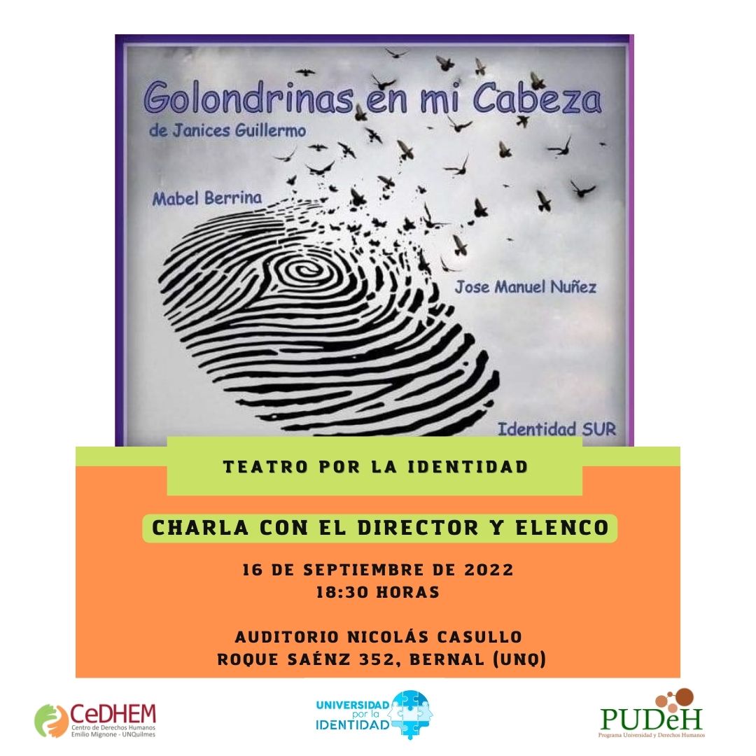 Obra de teatro: Golondrinas en mi cabeza