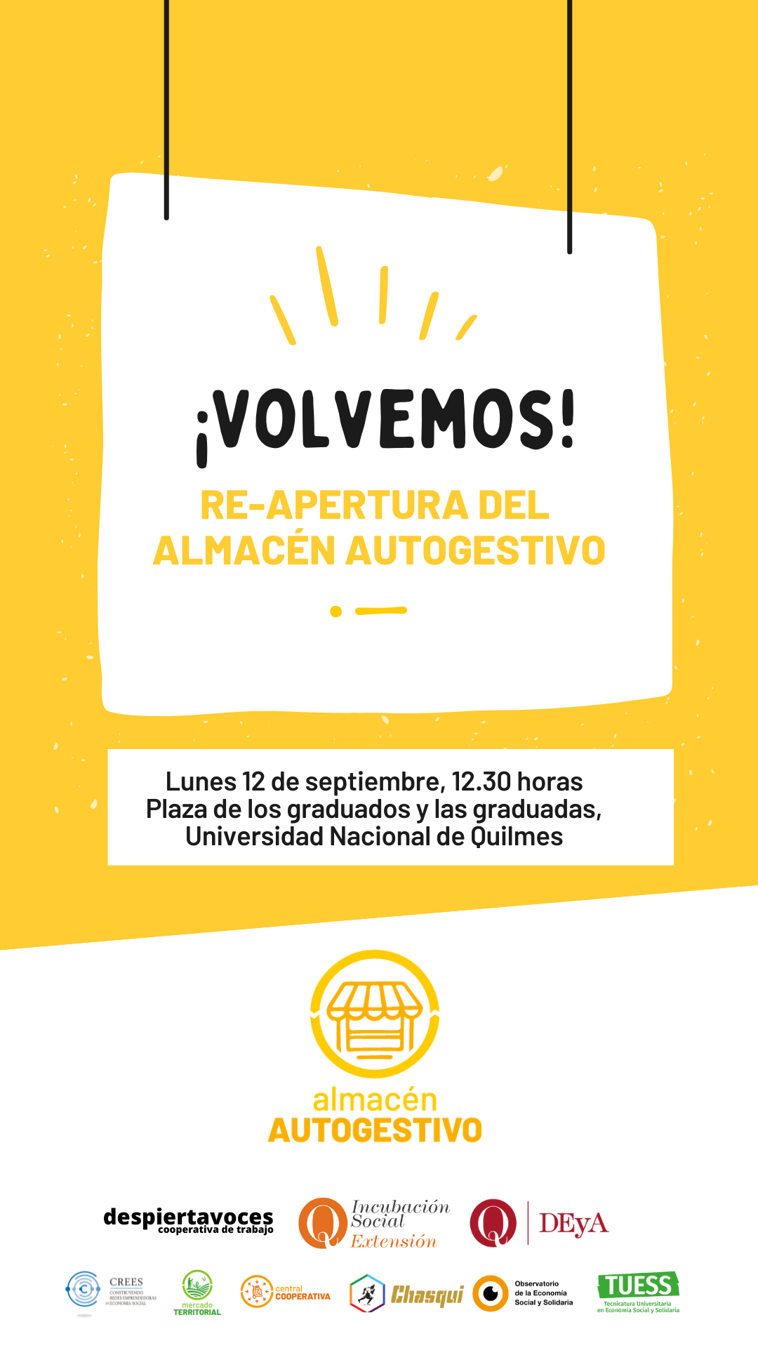 reapertura Almacén Autogestivo