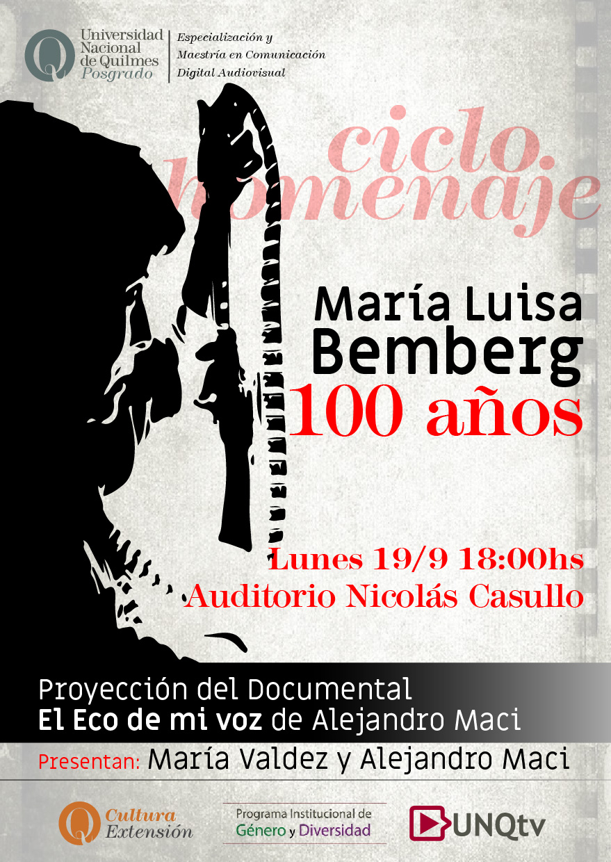 Homenaje a 100 años del nacimiento de María Luisa Bemberg