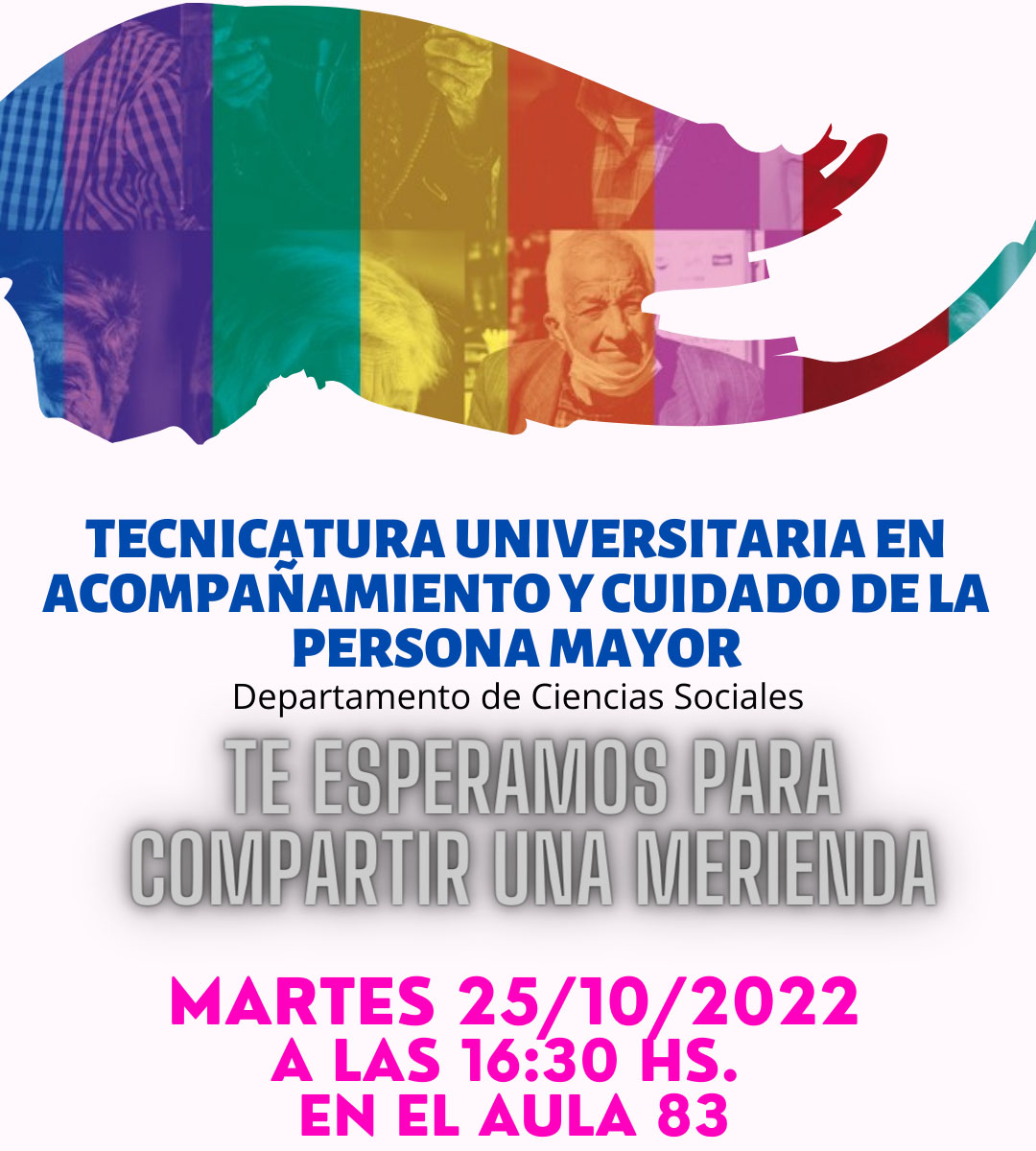 Charla informática sobre la Tecnicatura Universitaria en Acompañamiento y Cuidado de la Persona Mayor