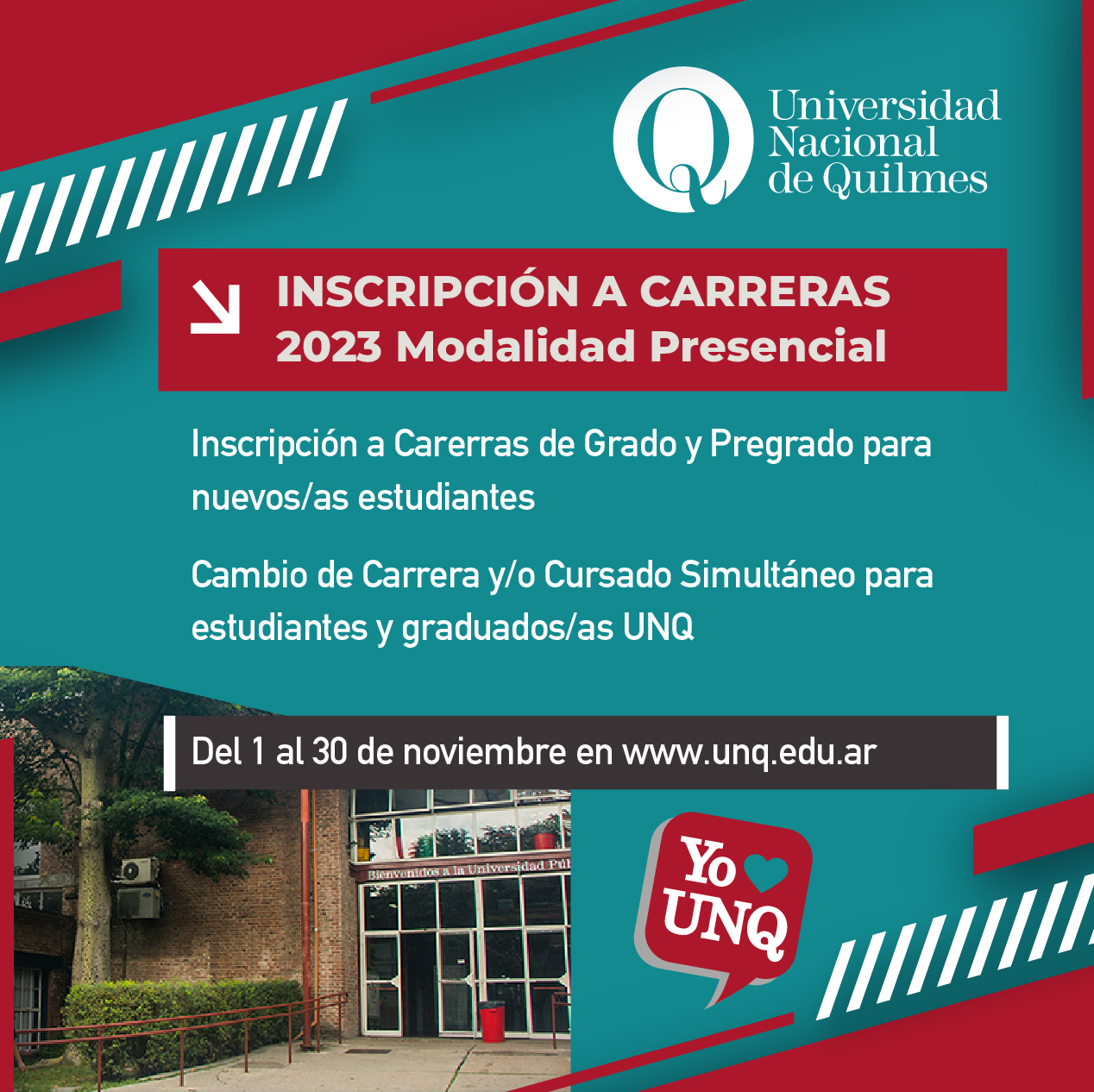 Inscripción Web a Carreras de Grado 2023 - Modalidad Presencial