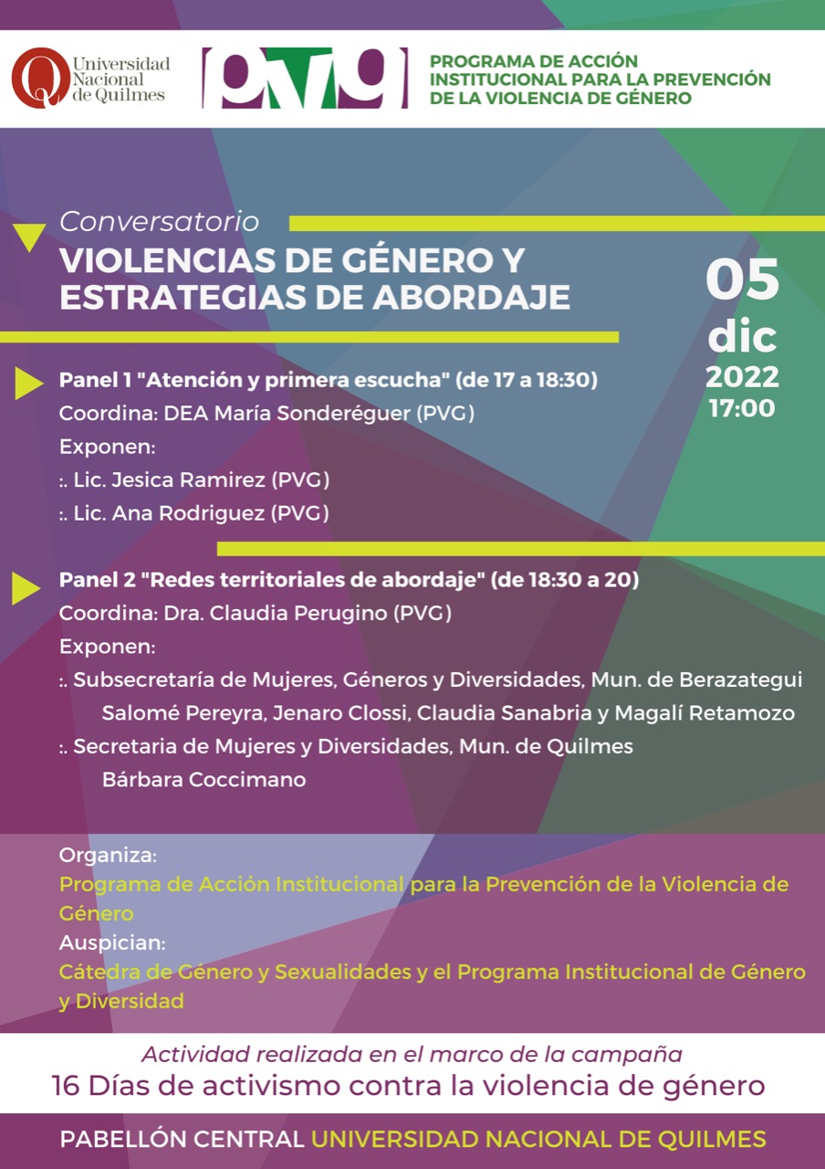 Conversatorio Violencia de género y estrategias de abordaje