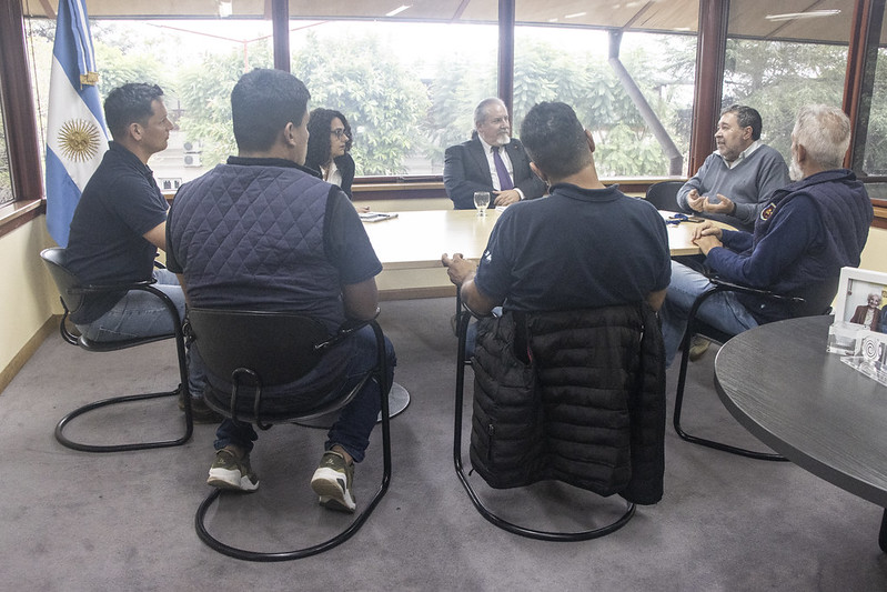 Representantes del Sindicato de Dragado y Balizamiento visitaron la UNQ