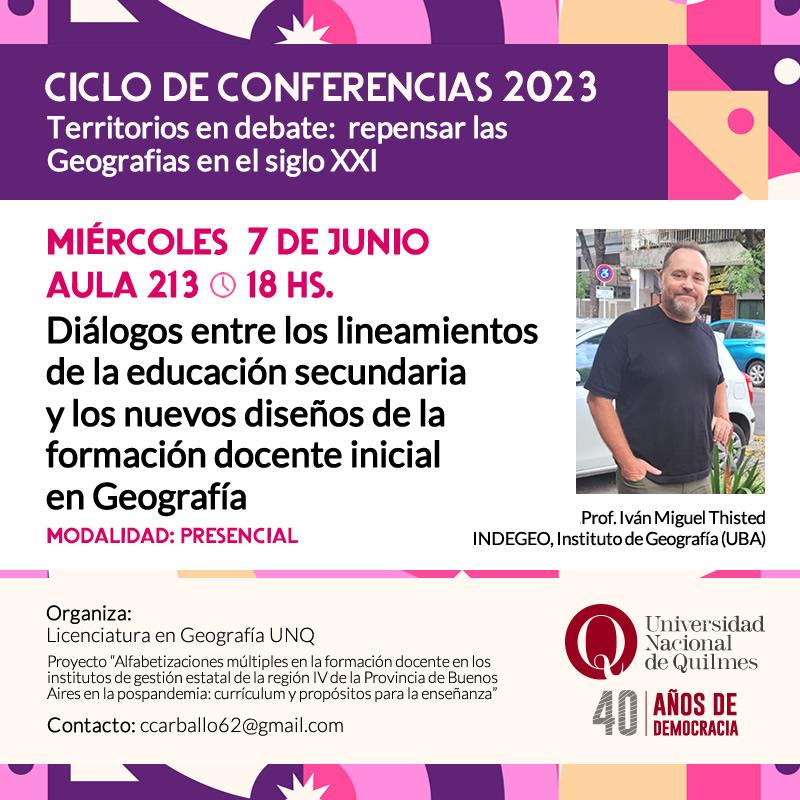 Conferencia Geografía
