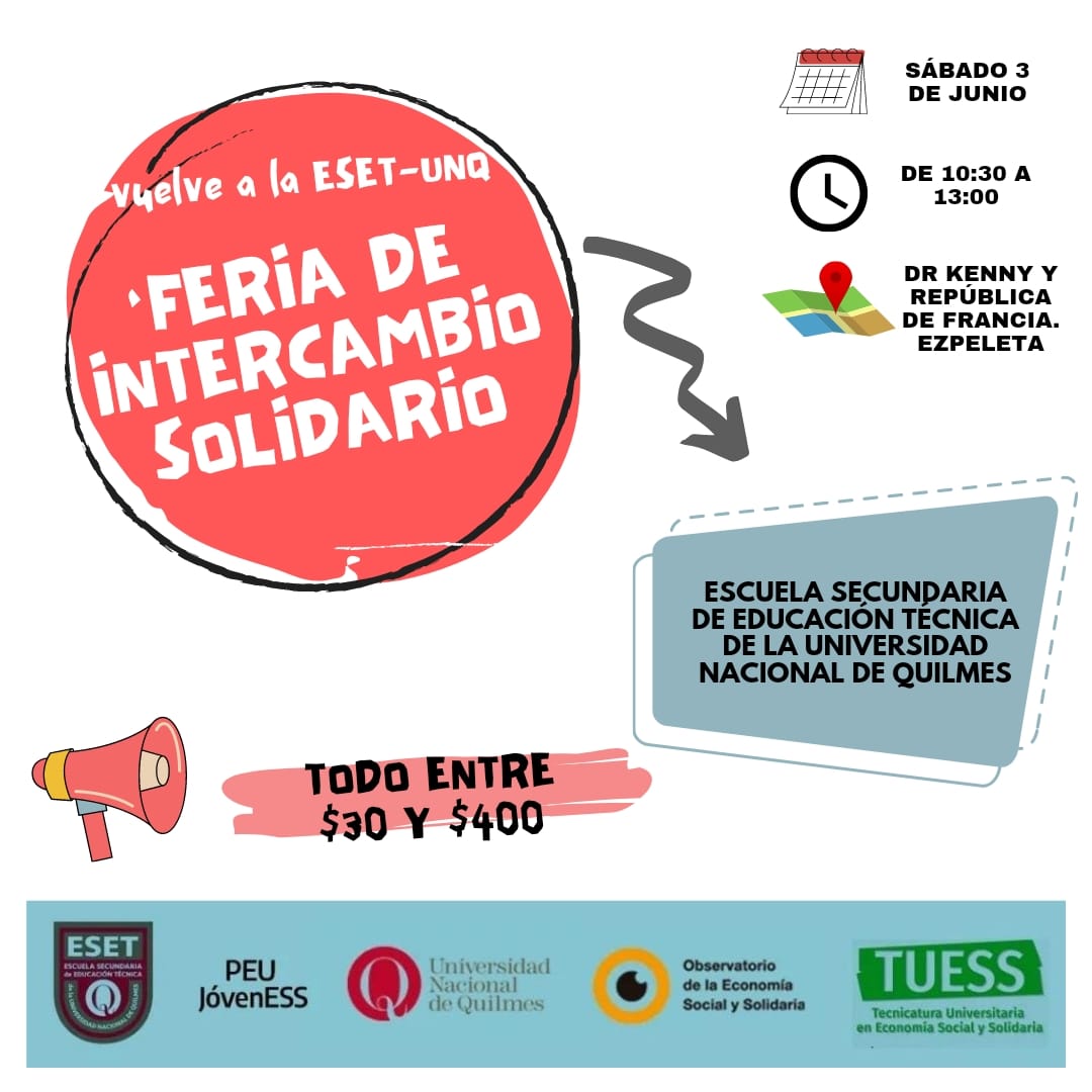 Feria de Intercambio Solidario de la ESET-UNQ