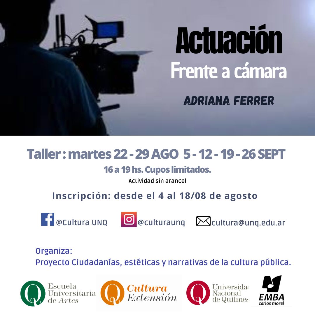 Actuación frente a cámara