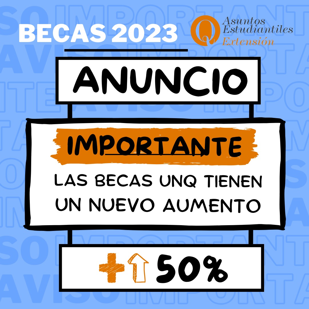 Aumento de becas UNQ