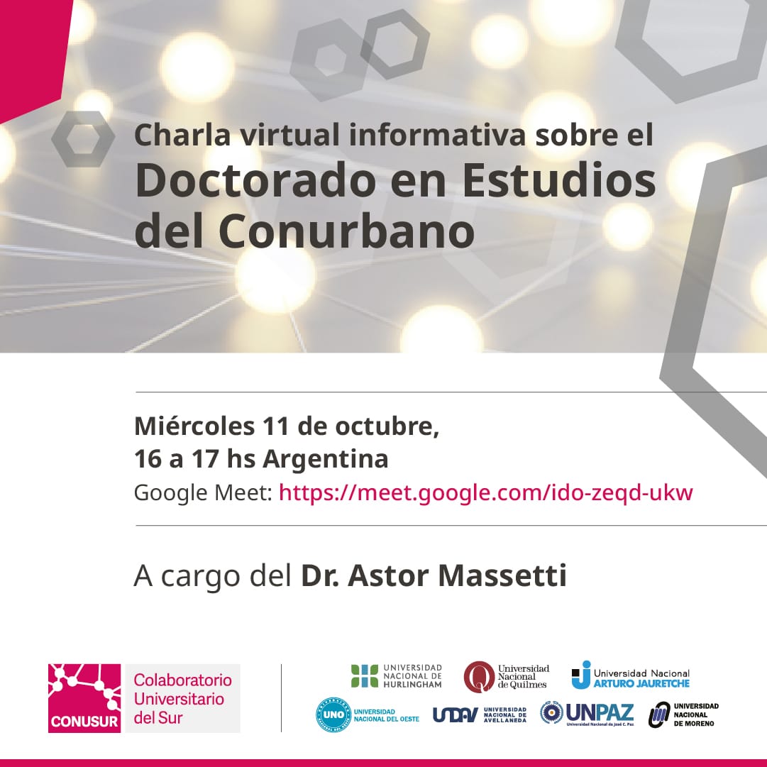 Charla informativa sobre Doctorado